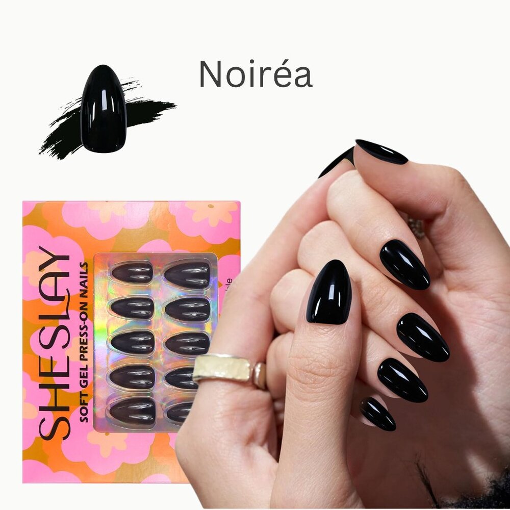 Noiréa-SheSlay Soft Gel Press-On Nails – 30pcs Full Kit